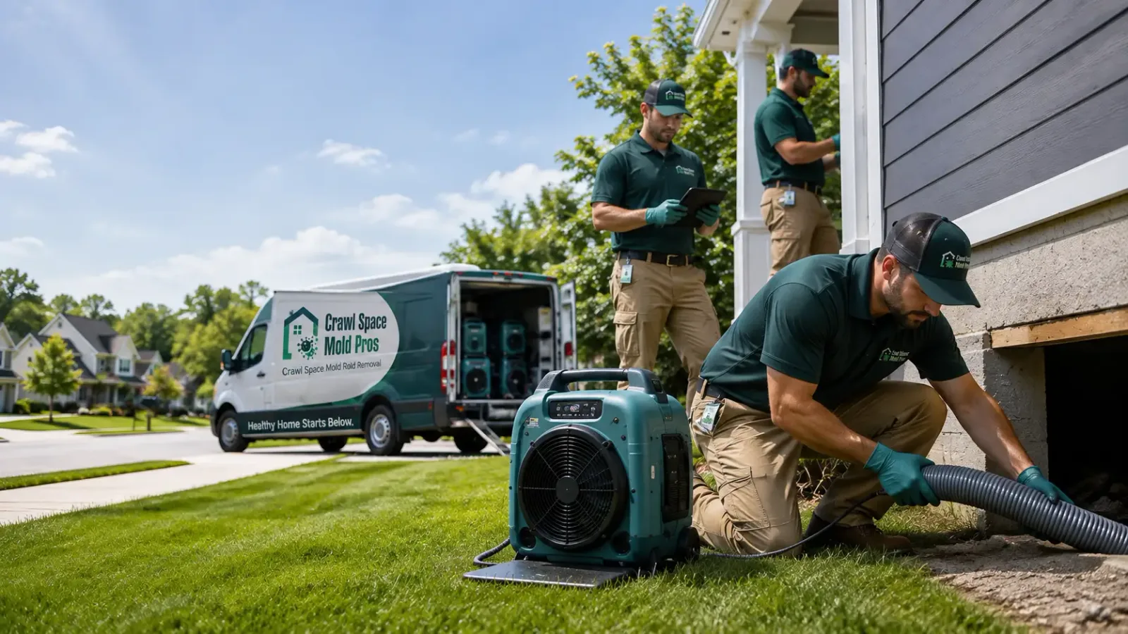 Crawl Space Mold Removal in Baxter, MN
